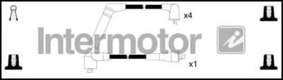 Комплект проводов зажигания INTERMOTOR 73844 для MITSUBISHI STARION