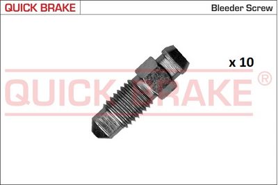 Brake vent (5/16'-24UNF) 10 stuks. pak past: HYUNDAI H-1 CARGO, H-1 TRAVEL, IX55, VELOSTER  KIA CARENS I, CARENS III 1.6-3.8 07.02-