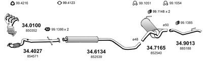 Układ wydechowy ASSO ART4744