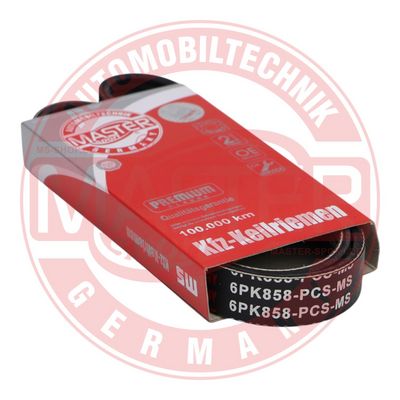 Ozubený klinový remeň MASTER-SPORT GERMANY 6PK858-PCS-MS