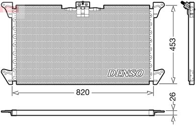 DENSO Kondensator, Klimaanlage