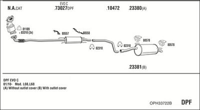 SISTEM DE ESAPAMENT WALKER OPH33722B