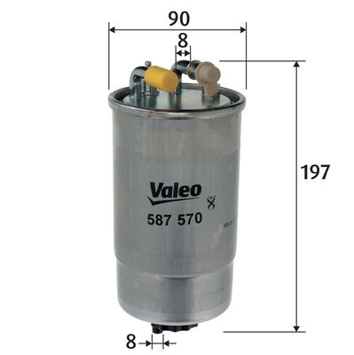 FILTRU COMBUSTIBIL VALEO 587570 0