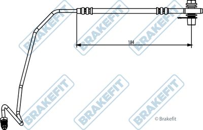 APEC Brake Hose BHO4314