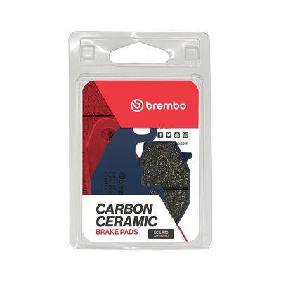 Brake pads Achter, beoogd gebruik: route, materiaal: keramisch / koolstof-17, 51,2/52,6x89,5x8,9/9,9mm