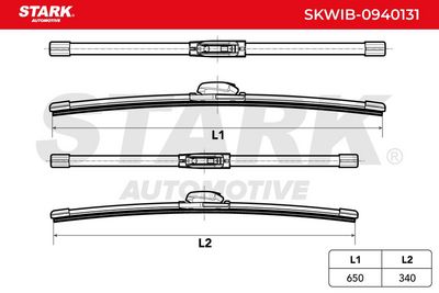 перо на чистачка STARK SKWIB-0940131