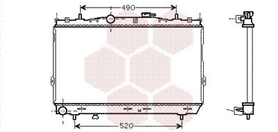VAN WEZEL 82002185 Крышка радиатора  для HYUNDAI COUPE (Хендай Коупе)