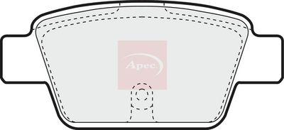 APEC Brake Pad Set, disc brake PAD1260