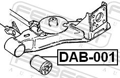 Подвеска, рычаг независимой подвески колеса DAB-001