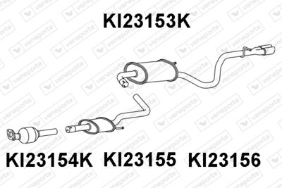 Катализатор VENEPORTE KI23153K для KIA CEED