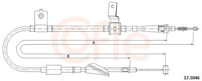 CABLU FRANA DE PARCARE COFLE 175046
