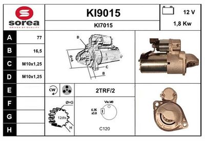 STARTER SNRA KI9015