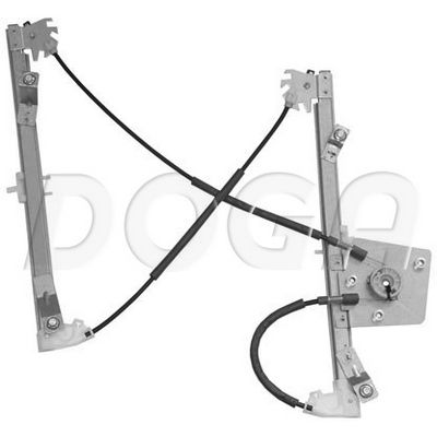 LÈVE-VITRE BMW 1 06.04-12.11 PR AVANT SANS MOTEUR (CONFORT)