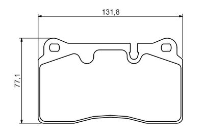 Brake Pad Set, disc brake 0 986 494 351