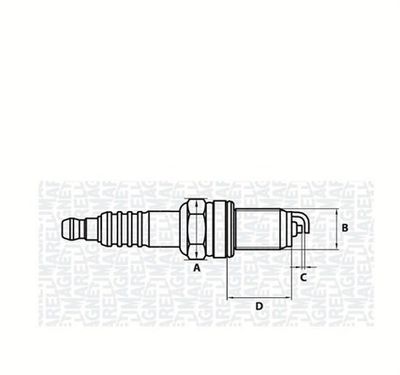 Свеча зажигания MAGNETI MARELLI 062000769304 для KTM ENDURO