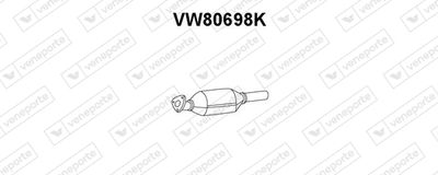 Катализатор VENEPORTE VW80698K для VW SHARAN