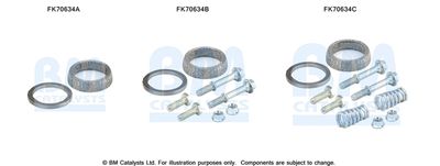Монтажен комплект, изпускателна тръба BM Catalysts FK70634
