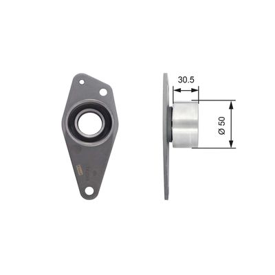 Deflection Pulley/Guide Pulley, timing belt T42088
