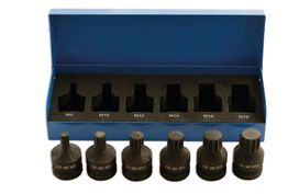 Laser Tools Impact Spline Socket Bit Set 1/2"D 6pc