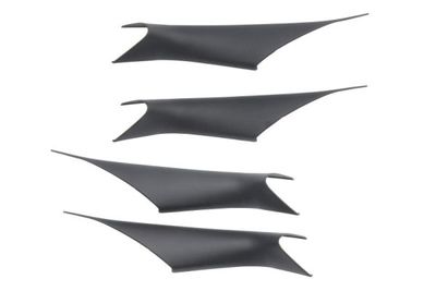 Deursluiter (zwart, set) past: BMW 5 G30, G31, G38, F90 02.17-06.23