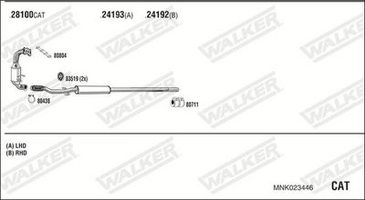 Изпускателна система WALKER MNK023446