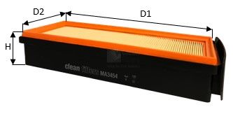 Воздушный фильтр CLEAN FILTERS MA3454 для BMW 4