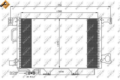 CONDENSATOR CLIMATIZARE NRF 35893 5