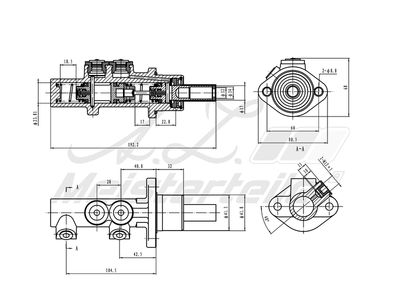 Спирачна помпа A.Z. Meisterteile AZMT-44-110-1074