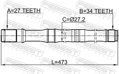 Drive Shaft 2312-TIGRH