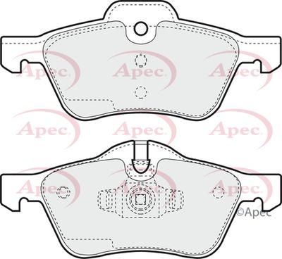 Brake Pad Set APEC PAD1257