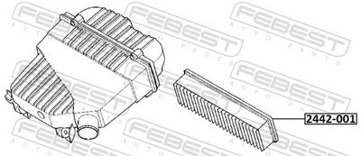 FILTRU AER FEBEST 2442001 1