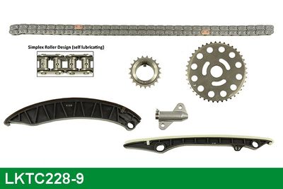 Zestaw łańcucha rozrządu LUCAS LKTC228-9