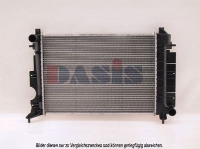 AKS DASIS 190240N Радиатор охлаждения двигателя  для SAAB  (Сааб 900)