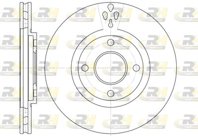 ROADHOUSE 6934.10 Тормозные диски для FORD (Форд Ескорт)