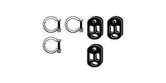 MONTAGESATZ ABGASANLAGE