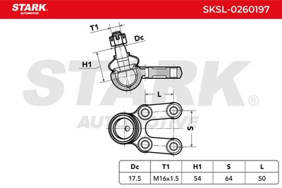 Шарнири STARK SKSL-0260197