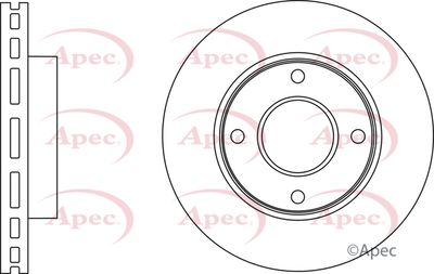 Brake Disc APEC DSK2886