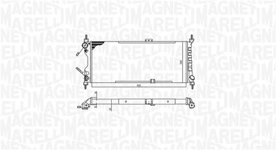 MAGNETI MARELLI Kühler, Motorkühlung