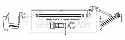 Brake Hose Borg & Beck BBH8766