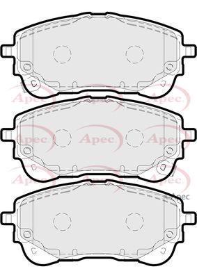 Brake Pad Set APEC PAD2317