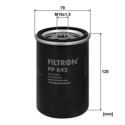 FILTRU COMBUSTIBIL FILTRON PP845 1