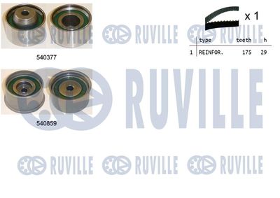 Комплект ремня ГРМ RUVILLE 550405 для HYUNDAI H-1