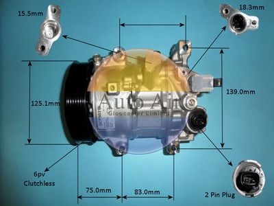 Compressor, air conditioning Auto Air Gloucester 14-0293