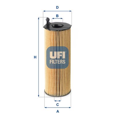 UFI 25.168.00 Масляний фільтр 