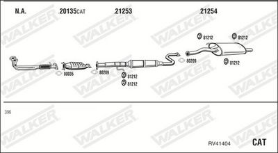Изпускателна система WALKER RV41404