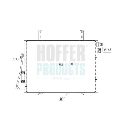 CONDENSATOR CLIMATIZARE HOFFER 991220