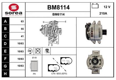 GENERATOR SNRA BM8114