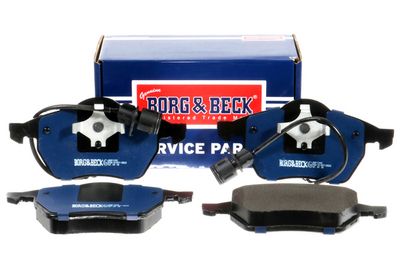 комплект спирачно феродо, дискови спирачки BORG & BECK BBP1392