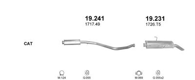 Układ wydechowy POLMO POLMO30299