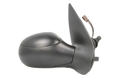 Zijspiegel Rechts (mechanisch, in reliëf, met verwarming, met temperatuursensor) past: PEUGEOT 206 09.98-04.09